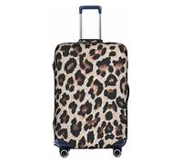 WKSGDSG Travel Luggage Cover Protector, Leopard Print Print Elastic Suitcase Cover Fits 22-24 Inch Luggage, Universal Anti-Scratch Detachable Carry on Luggage Covers with Concealed Zipper