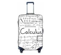 WKSGDSG Travel Luggage Cover Protector, Math Geometry Geek Calculus Elastic Suitcase Cover Fits 22-24 Inch Luggage, Universal Anti-Scratch Detachable Carry on Luggage Covers with Concealed Zipper