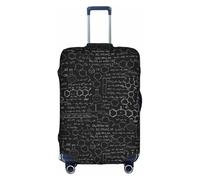 WKSGDSG Travel Luggage Cover Protector, Science Chemistry Elastic Suitcase Cover Fits 22-24 Inch Luggage, Universal Anti-Scratch Detachable Carry on Luggage Covers with Concealed Zipper