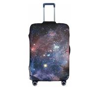 WKSGDSG Travel Luggage Cover Protector, Universe Galaxy Elastic Suitcase Cover Fits 22-24 Inch Luggage, Universal Anti-Scratch Detachable Carry on Luggage Covers with Concealed Zipper