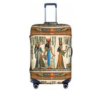 WKSGDSG Travel Luggage Cover Protector, Women in Ancient Egypt Elastic Suitcase Cover Fits 22-24 Inch Luggage, Universal Anti-Scratch Detachable Carry on Luggage Covers with Concealed Zipper