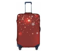 WKSGDSG Travel Luggage Cover Suitcase Protector, Christmas Luggage Cover Elastic Washable Anti-Scratch Suitcase Sleeve with Concealed Zipper for Wheeled Suitcase Fits 25-28 Inch Luggage