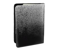 WKSZCYHLKL Black White Glitter Print Passport Holder Pu Leather Travel Wallet Passport Case Passport Covers 6.5 Inch Multiple Card Slots for Men and Women