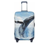 WKSZCYHLKL Cart Blue Mermaid Print Suitcase Cover Luggage Covers for Suitcase Elastic Luggage Protector Covers