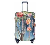 WKSZCYHLKL Floral Ivy Blossoms Tree Print Suitcase Cover Luggage Covers for Suitcase Elastic Luggage Protector Covers