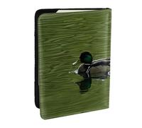 WKSZCYHLKL Loon Nature Bird Print Passport Holder Pu Leather Travel Wallet Passport Case Passport Covers 6.5 Inch Multiple Card Slots for Men and Women