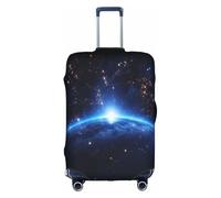 WKSZCYHLKL Luggage Covers for Suitcase Blue Constellation Galaxy Print Suitcase Cover Elastic Luggage Protector Covers
