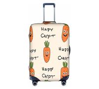 WKSZCYHLKL Luggage Covers for Suitcase Happy Carrot Print Suitcase Cover Elastic Luggage Protector Covers