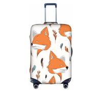 WKSZCYHLKL Luggage Covers for Suitcase Many Foxes Print Suitcase Cover Elastic Luggage Protector Covers