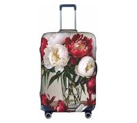 WKSZCYHLKL Luggage Covers for Suitcase Peony Flowers Blossom Print Suitcase Cover Elastic Luggage Protector Covers