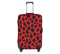 WKSZCYHLKL Luggage Covers for Suitcase Red Leopard Pattern Print Suitcase Cover Elastic Luggage Protector Covers