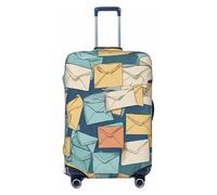 WKSZCYHLKL Postal Stationery Print Suitcase Cover Luggage Covers for Suitcase Elastic Luggage Protector Covers