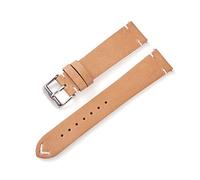 WKWPYCYUH The Soft Quick Release Leather Strap Of The Watch strap(Beige,18mm)