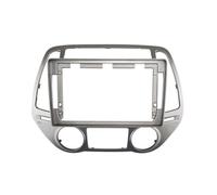 WKXTECZT Car stereo radio fascia panel plate frame For Hyundai I20 2012 2013 2014 Auto Stereo Dash Fascia Trim Bezel 2 Din Head Unit Car Radio Frame Kit Dash trim face frame bezel cover(Frame-1)