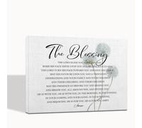 WKYAER Elevation worship lyrics wall sign, Bible verse wall decor, Canvas Scripture wall decor, Blessing lyrics Kari Jobe,