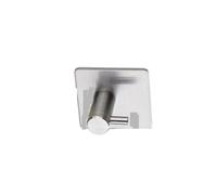 WKYJTDBPV Stainless Steel 3M Self-Adhesive Hook, Wall Door Hook, Robe, Tea Towel(Silver-1pcs)