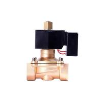 WKZCYLMCC 1/2"" 3/4"" 1"" 2"" Brass Normally Opened Solenoid Valve 24v 110v 220v with Non Saving Energy Module(NPT-240VAC,1-1/2 inch)