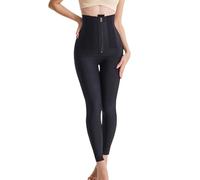 WKZSXXMJ Bodysuit Seamless Leggings Thigh Leg Slimming Butt Lifter Tummy Control for Women Compression Shapewear Garments(Black,L)