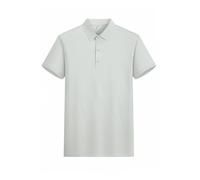 WKZSXXMJ Custom Polo Shirt for Men Women Unisex Lightweight Dry Fit Pique Workwear for Golf Tennis Daily Casual(Light Grey,L)