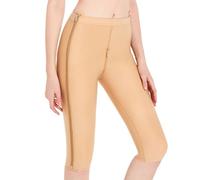 WKZSXXMJ Women Liposuction Surgery Compression Thigh Shaper Leggings Tummy Tuck Butt Lifter Control Panties Shorts Full Side Zip(Skin,M)