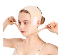 WKZSXXMJ Women V-Line Lifting Support Band Post Surgical Chin Strap Bandage Face Slimmer Compression Garment Facial Wrap(M)