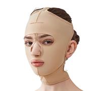 WKZSXXMJ Womens Full Face Lift Strap Post Surgery Facelift Compression Neck and Chin Coverage Bandage Wrap Enhances Recovery(XL)