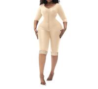 WKZSXXMJ Women's Stage 1 Full Body Shapewear Bodysuit After Liposuction Surgery Compression Garments Tummytucks Faja Reductora(Skin,L)