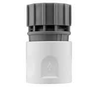 Wl 3/4" Bsp Female Garden Hose Adapter - Click-Lock Quick Connect, Durable Plastic, White Line