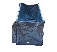 WLALLSS Grow Bag Large Planting Bag Planter Rectangle 6 Support Frame for Tomato Vegetables Garden Balconies Greenhouses Blue Planting Bag