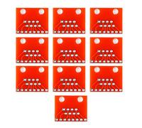 Wlauqueta 10 Pieces Portable Modular Connectors/Ethernet Connectors RJ45 Breakout Card Adapter Connector Module Board