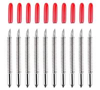 Wlauqueta 100 Pieces Series 45 Degree Vinyl Cutter Plotter Blades for Graphtec CB09U CB09 Cameo Cutter Knife Creator