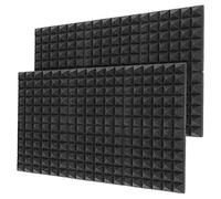 Wlauqueta 12 Pieces Series 30X30X5CM Sound Insulation Insulation Foam for Sound Insulation Foam Piano Room Recording