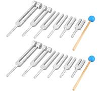 Wlauqueta 12 Pieces Series/Set Aluminum Kit 128Hz-4096Hz Sound Vibration Healing