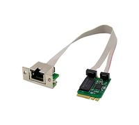 Wlauqueta 1Set M.2A+E RTL8111F Gigabit Network Card Ethernet Network Card RJ45 Single Port Green