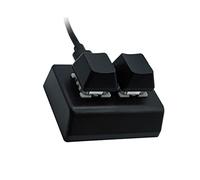 Wlauqueta 2 Keys Macro Programming RGB Mini Switch Drawing Red Custom OSU Black