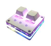 Wlauqueta 2 Keys OSU Mini Programming Keyboard Macro Keyboard Mechanical Keyboard with Switch Blue