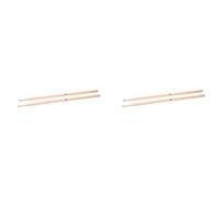 Wlauqueta 2 Pairs of 5A Maple Drum Sticks for Drum Set Pro