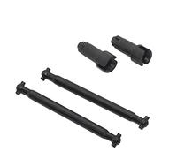 Wlauqueta 2 Set Rear Drive Shaft Dogbone 45-SJ18 45-SJ17 for Xinlehong 9145 9145 1/20 Remote Control Car Replacement Parts