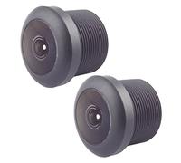 Wlauqueta 2 x 1/3 Inch 1.8 mm Lens Black Angle CCTV 170 Degree