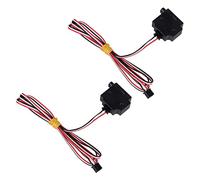Wlauqueta 2 x 3D Printer Filament Detector Module with Round Sensor Material Output Cable 1M for 3D Printer 3 CR10