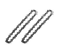 Wlauqueta 2 x Mini 4 Inch 1/4 Inch Guide Chain Chainsaw Chain for Electric Portable Battery Chainsaw Without 4 Inches