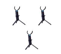 Wlauqueta 3 x Portable Folding Saxophone Stand with Metal Leg Base for Alto Saxophone