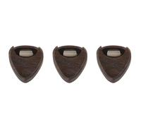 Wlauqueta 3 x Portable Rosewood Guitar Choice Box for Guitar Storage Musical Instrument Accessories for String Instruments