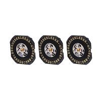 Wlauqueta 3 x Quartz Watch Movement VX42 VX42E Date to 3'/4.5' without Accessories Battery Watch Replacement Parts, Black