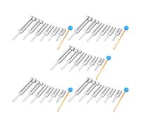 Wlauqueta 30 Pieces Aluminum Kit 128Hz-4096Hz Sound Vibration Healing