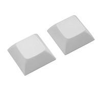 Wlauqueta 37 Pieces SERIES PBT Keycaps DSA 1U Keycaps for Cherry MX Custom Keycaps Set for Mechanics, White