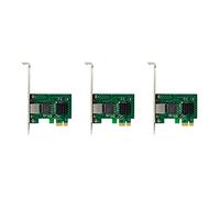 Wlauqueta 3x I225-V Network Card, Pci-E I225 2.5G Ethernet Server Network Card for Desktops