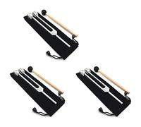 Wlauqueta 3x OM136.1Hz Aluminium Alloy Musical Instrument Kit for Sound Vibration Sound Healing