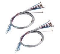 Wlauqueta 40x Violin Strings E-A-D-G Core Steel + Wound Exquisite String Musical Instrument Parts Accessories