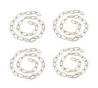 Wlauqueta 4X 1M Duty Chain for Vintage Chandelier Hanging Lamp,French Gold